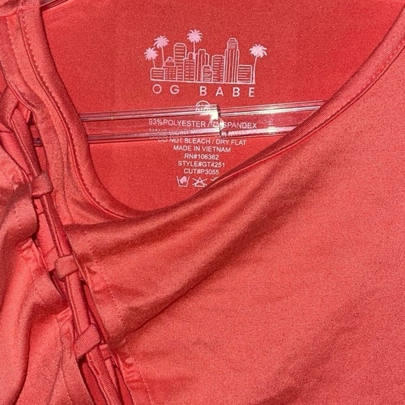 🍀 5/$25🍀 🔥 OG Babe NWOT Sexy Crop Beach Top - Size XS 🔥 - Picture 3 of 4